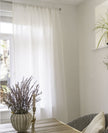 Indian Flax Cream Linen Panel