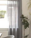 Indian Flax Grey Linen Panel