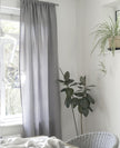Indian Flax Grey Linen Panel