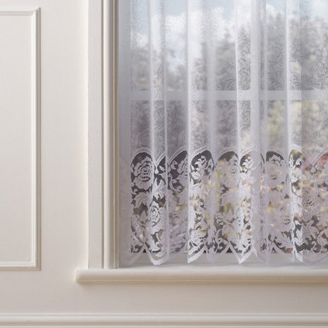 Lauren White Net Curtain Made to Measure