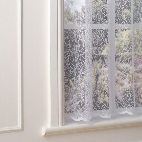 Lewis White Net Curtain Made to Measure