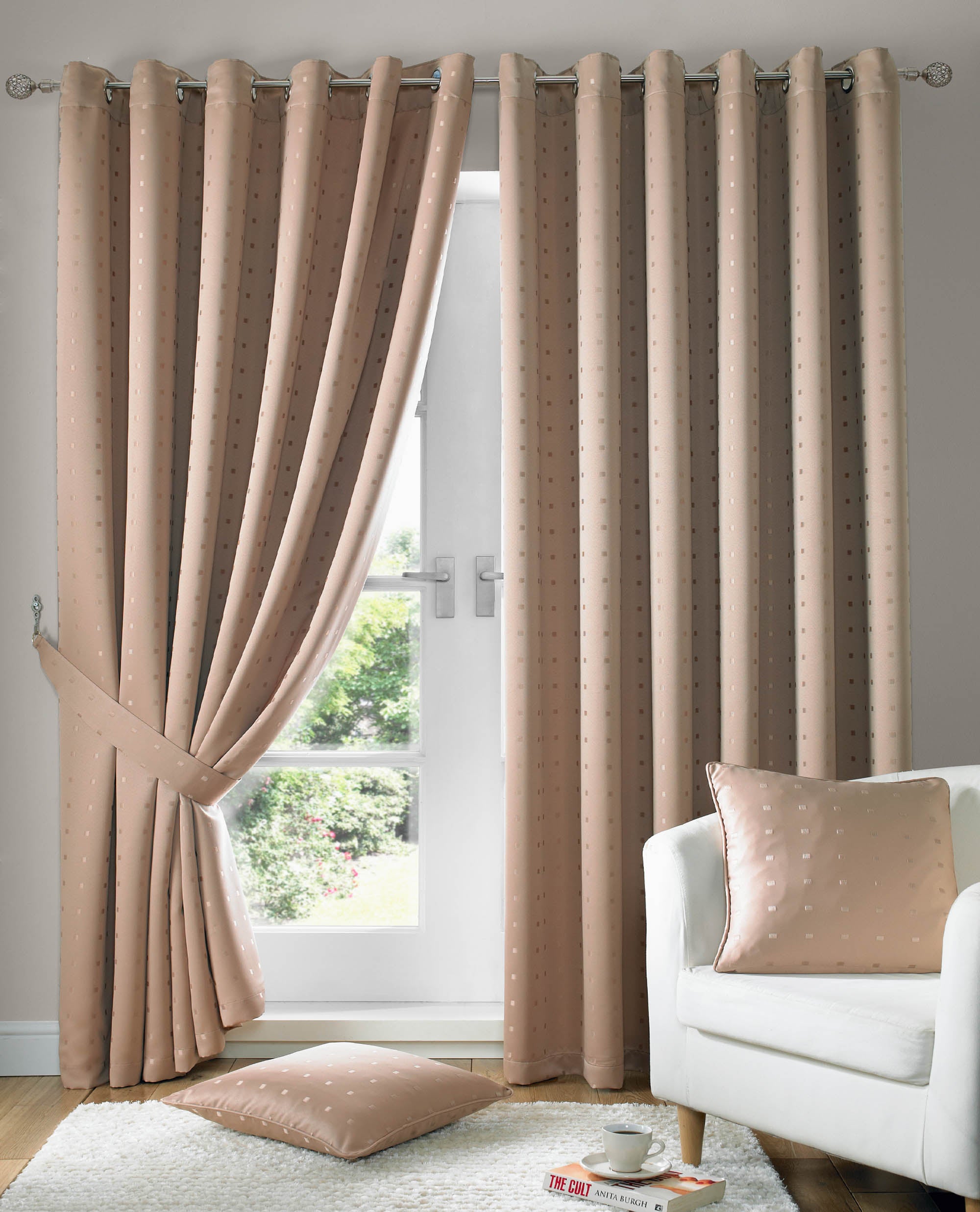 Madison Lined Eyelet Curtains