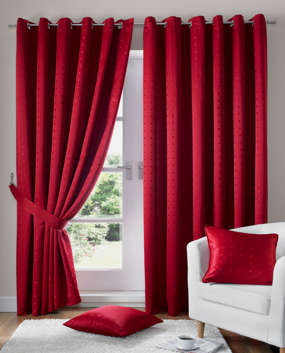 Madison Lined Eyelet Curtains