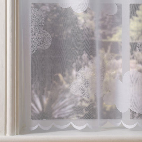 Nimbus Cloud White Net Curtain Made to Measure