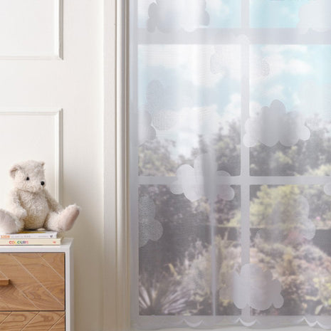 Nimbus Cloud White Net Curtain Made to Measure