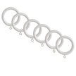 Laura Ashley 35mm Ribbed Ball Pole Rings