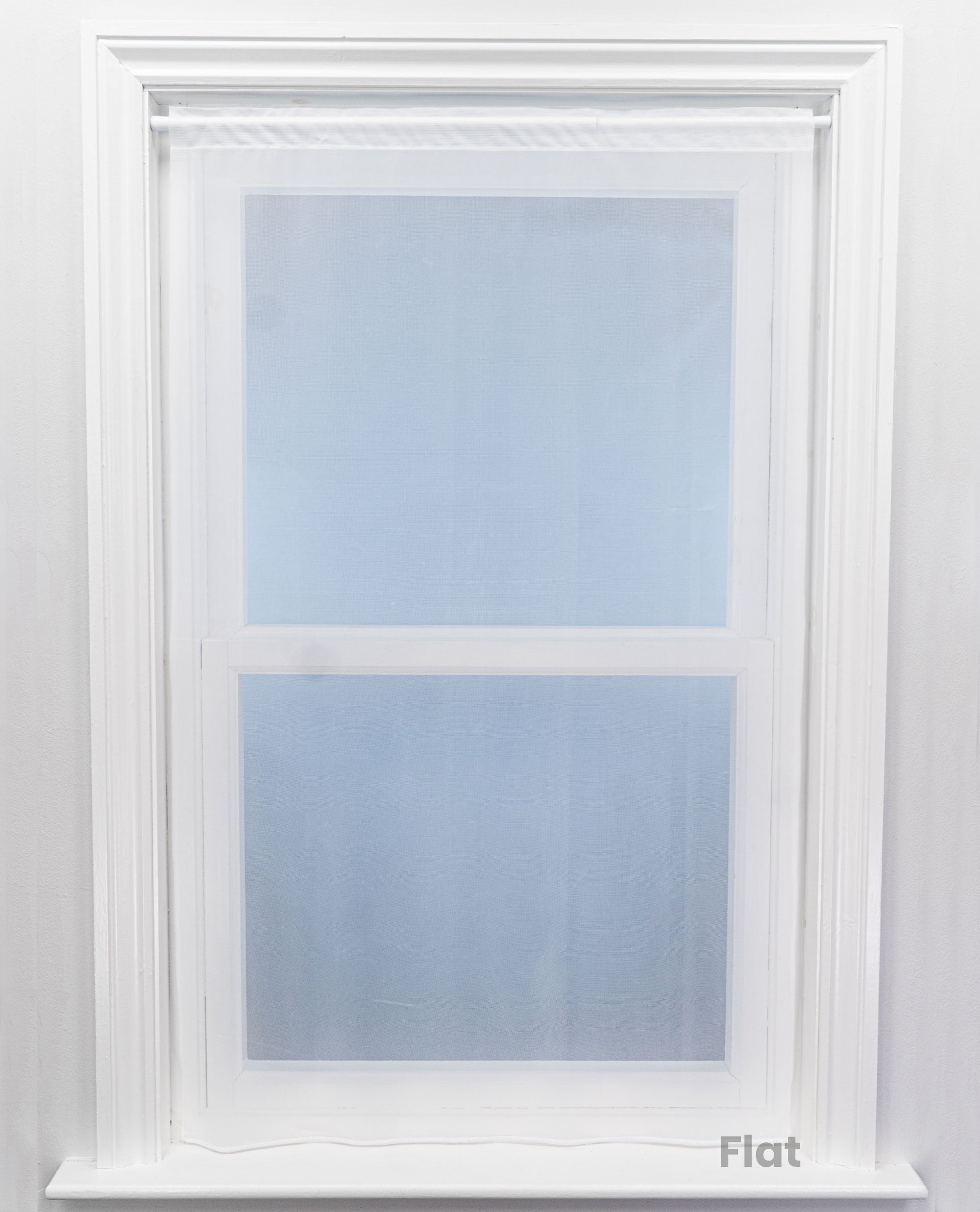 Botley Plain White Express Net Curtain