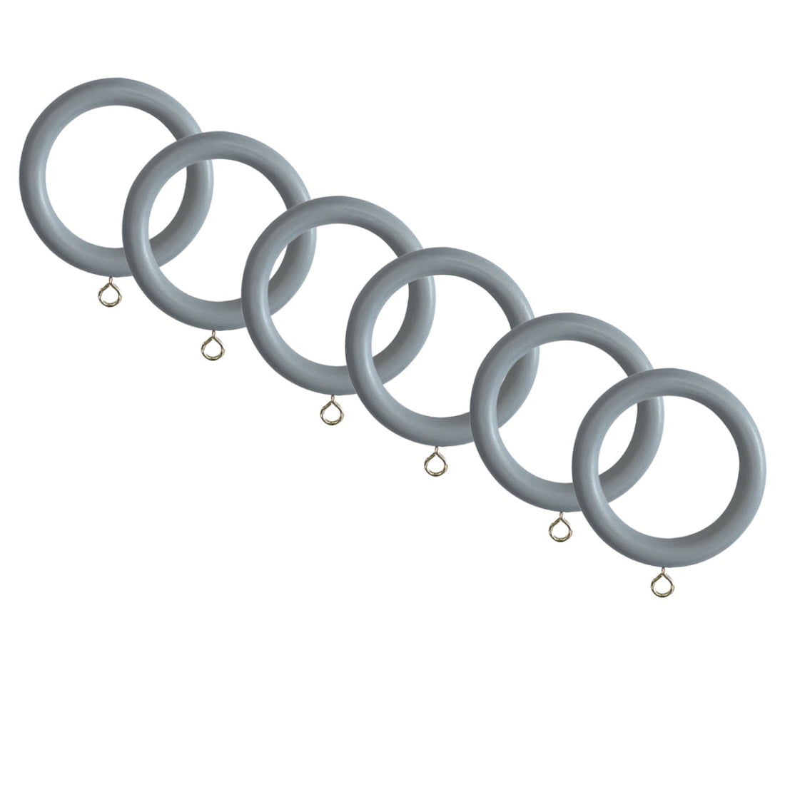 Laura Ashley 35mm Ribbed Ball Pole Rings