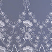 Polly Tulle White Embroidery Net Curtain Made to Measure
