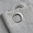 Linen Look Blackout Eyelet Curtains