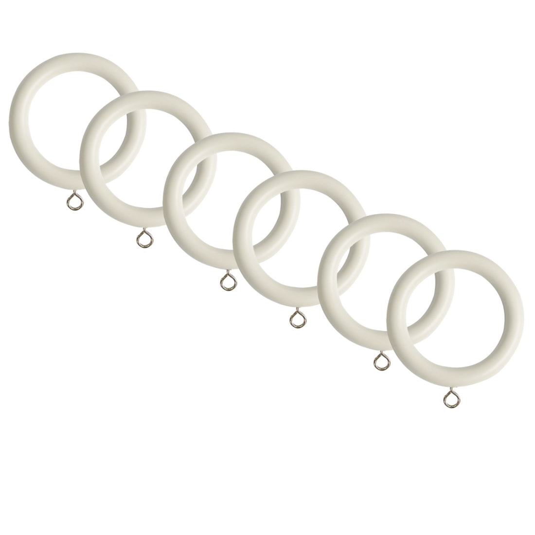 Laura Ashley 35mm Ribbed Ball Pole Rings