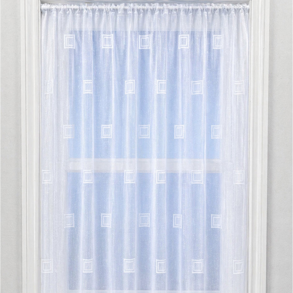 Soho White Express Net Curtain