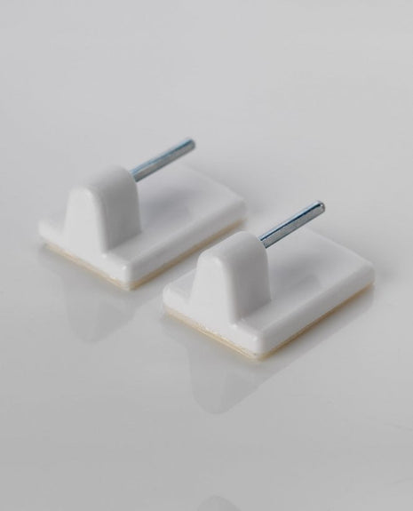 Sticky End Hook for Net Rod - White Pair