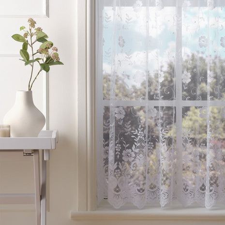 Finesse Summer White Net Curtain Made to Measure