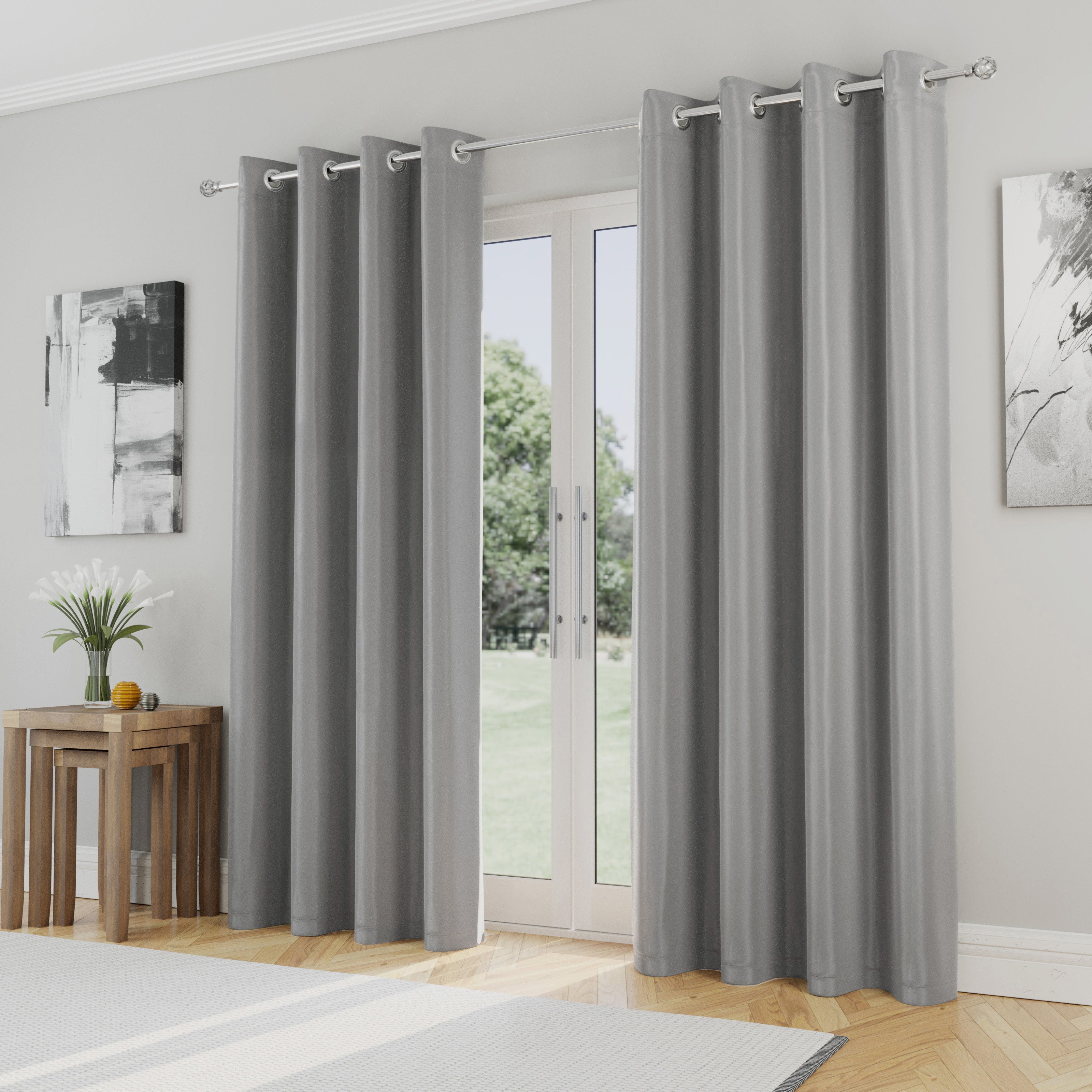 Enhanced Living Supersoft Readymade Curtains