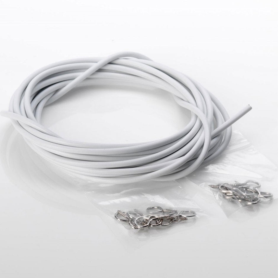 Loose Net Wire 5mtr Value Pack with Hooks & Eyes