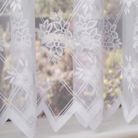 Zoe White Net Curtain Made to Measure